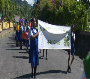 Dominica's Children 'March and Honk' Against Drugs