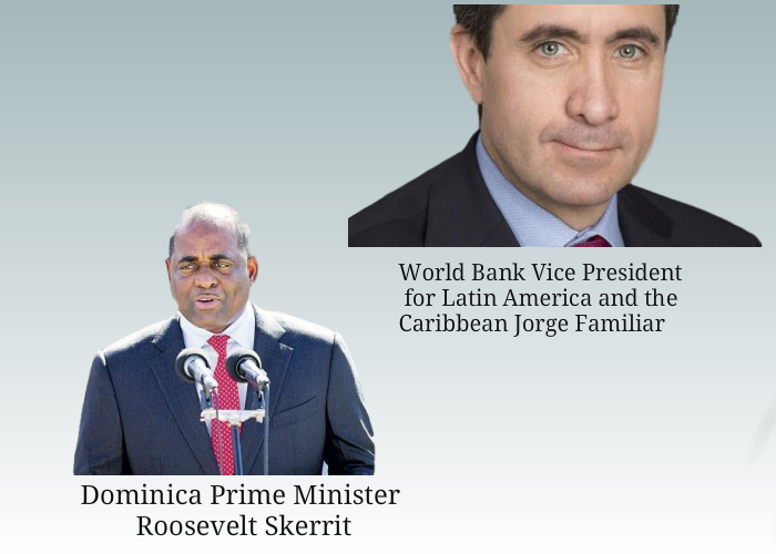 Roosevelt Skerrit and Jorge Familiar