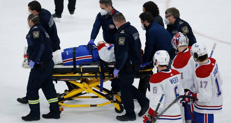 'Very Dirty Play': Habs' Jake Evans Leaves Game On ...